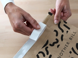 Peel-and-seal, tamper-evident glue strips available