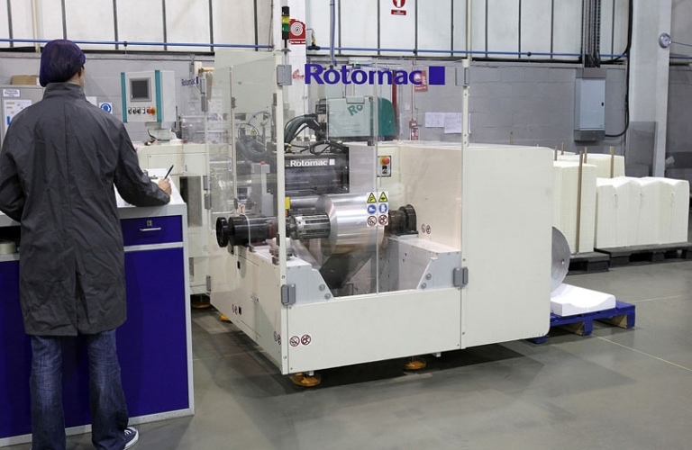 Foil machine operator Foil machine operator