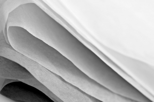 Plain tissue paper, or coloured