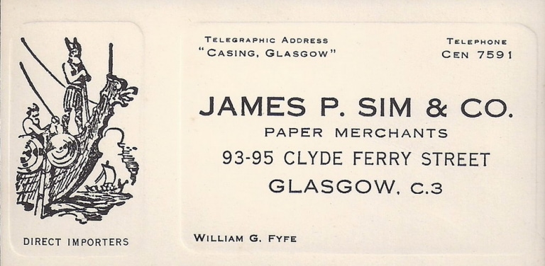James P. Sim & Co. 1947